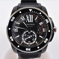 Calibre de Cartier Diver Carbon 42mm Stainless Steel ADLC-coated Selfwinding WSCA0006