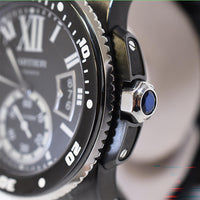 Calibre de Cartier Diver Carbon 42mm Stainless Steel ADLC-coated Selfwinding WSCA0006