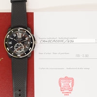 Calibre de Cartier Diver Carbon 42mm Stainless Steel ADLC-coated Selfwinding WSCA0006