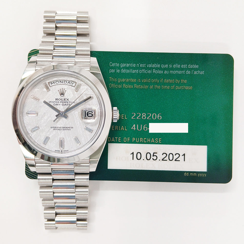 Day-Date 40mm Platinum 228206