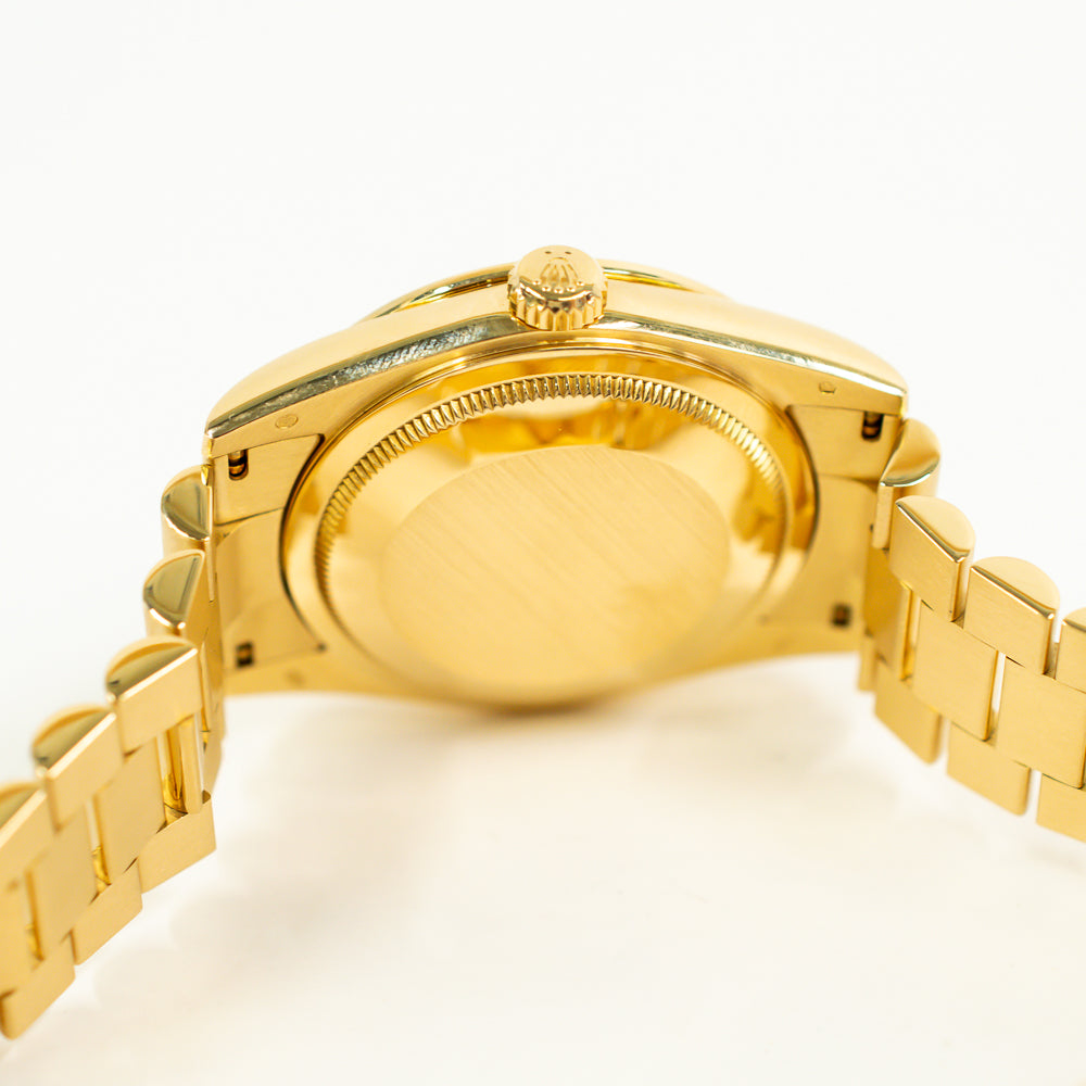 Day-Date 36mm Diamond Bezel Yellow Gold 118348A