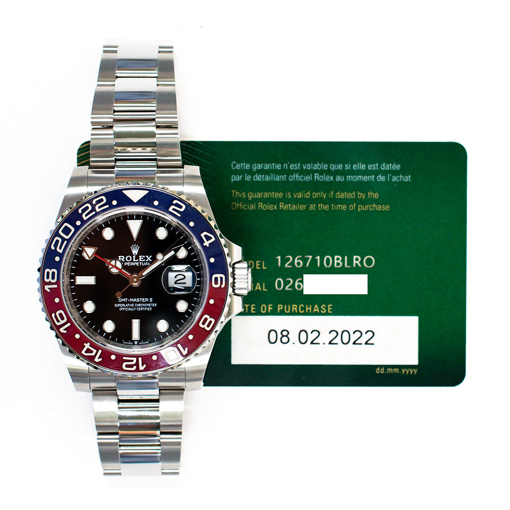GMT-Master II "Pepsi" Steel 126710BLRO