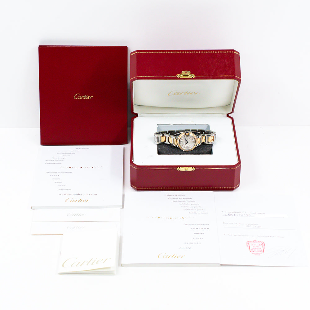 Ballon Bleu 28mm Steel and Rose Gold WE902076