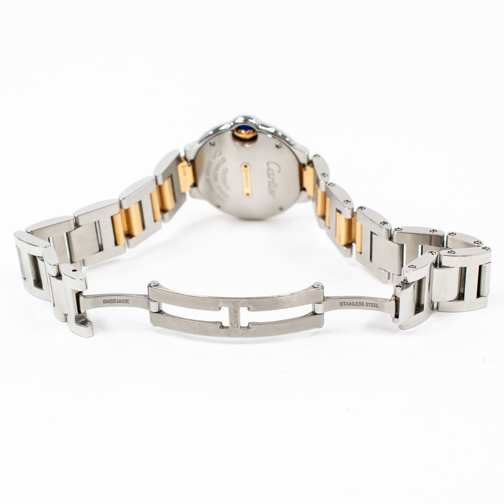 Ballon Bleu 28mm Steel and Rose Gold WE902076