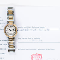 Ballon Bleu 28mm Steel and Rose Gold WE902076