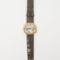 Ballon Blanc de Cartier Quartz 26mm Diamond Bezel Rose Gold WJBL0006