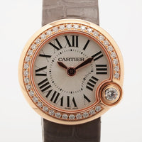 Ballon Blanc de Cartier Quartz 26mm Diamond Bezel Rose Gold WJBL0006