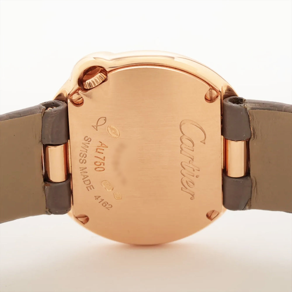 Ballon Blanc de Cartier Quartz 26mm Diamond Bezel Rose Gold WJBL0006