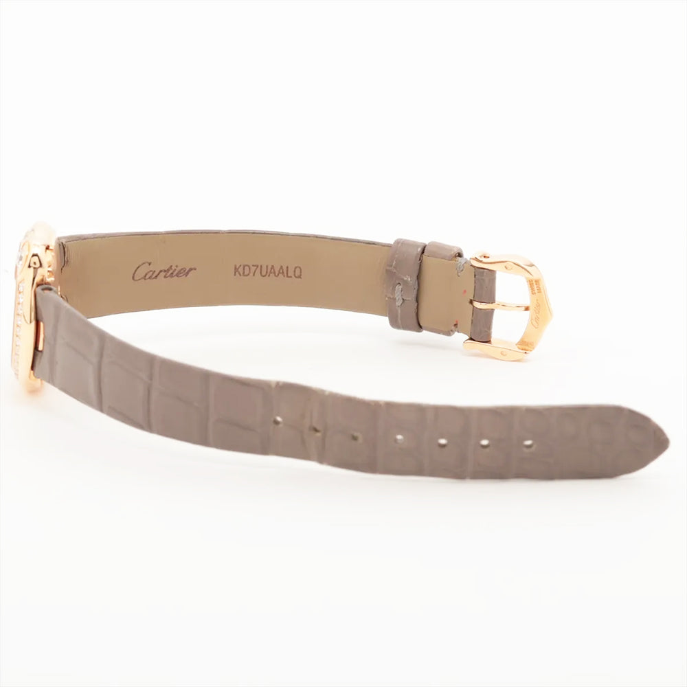 Ballon Blanc de Cartier Quartz 26mm Diamond Bezel Rose Gold WJBL0006