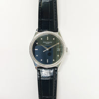Calatrava 38mm Diamond Bezel White Gold  5297G-001