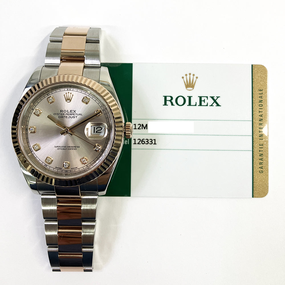 Datejust 41mm Steel and Rose Gold 126331