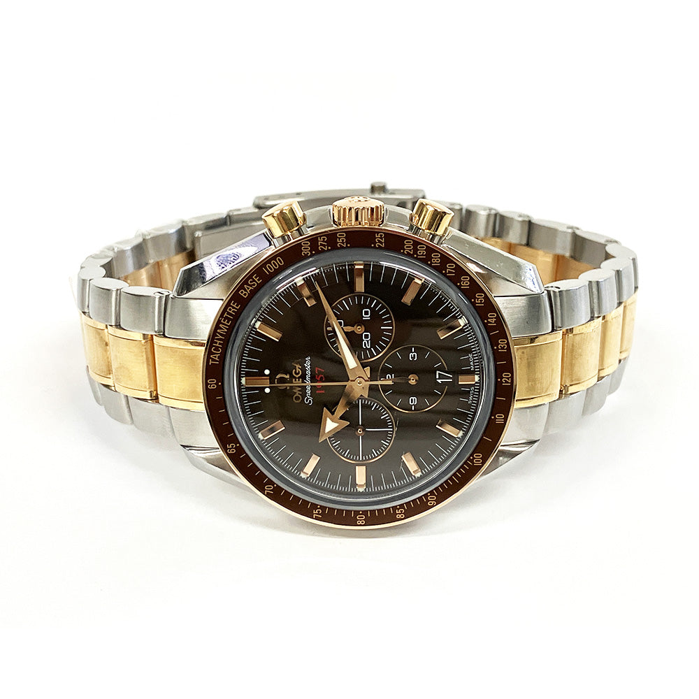 Speedmaster 42mm Broad Arrow Rose Gold and Stainless Steel   321.90.42.50.13.001