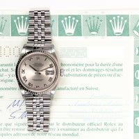 Datejust 36mm Steel and White Gold 16234