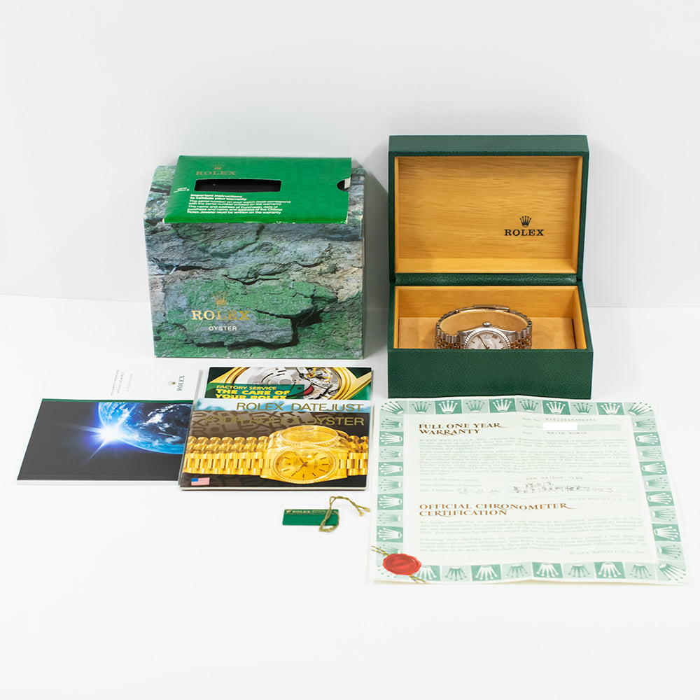 Datejust 36mm Fluted Bezel Steel 16220