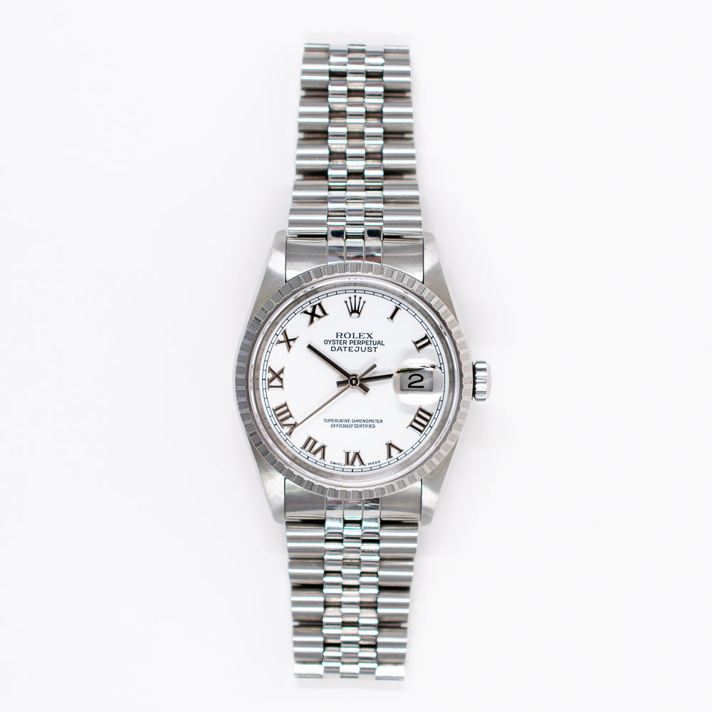 Datejust 36mm Fluted Bezel Steel 16220