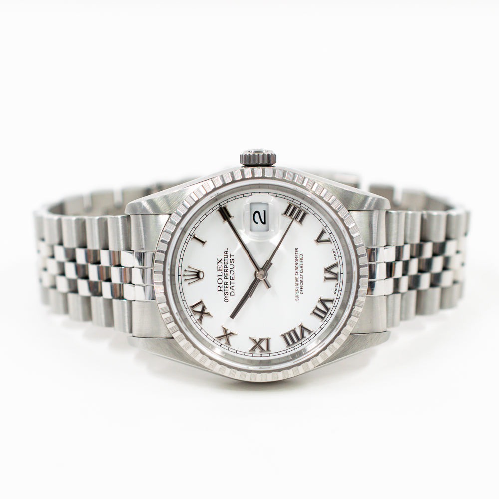 Datejust 36mm Fluted Bezel Steel 16220