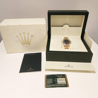 GMT-Master II Diamond and Black Sapphire Bezel Yellow Gold 116748SANR