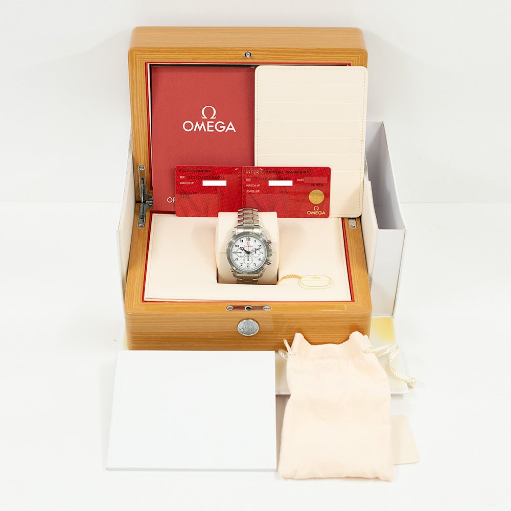 Speedmaster Broad Arrow Specialities Olympic Games Collection 42mm Steel on Steel 321.10.42.50.04.001