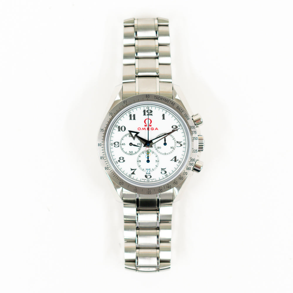 Speedmaster Broad Arrow Specialities Olympic Games Collection 42mm Steel on Steel 321.10.42.50.04.001