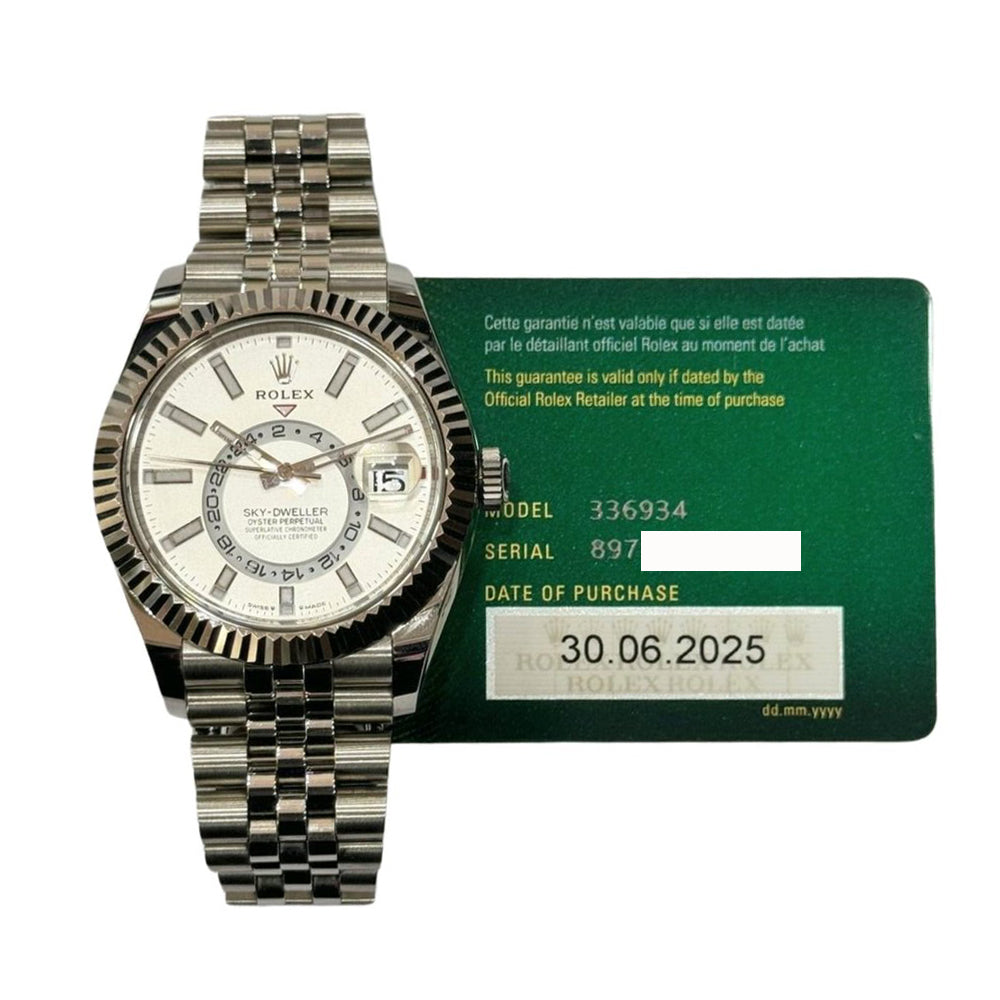 Sky-Dweller Steel and White Gold 336934