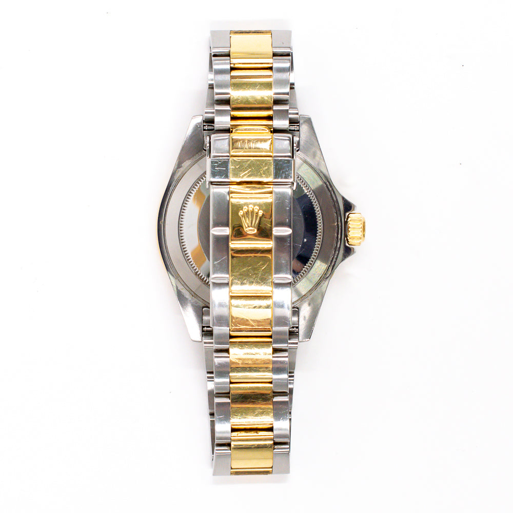 Submariner Date 40mm Blue Bezel "Serti Dial" Steel and Yellow Gold 16613SG