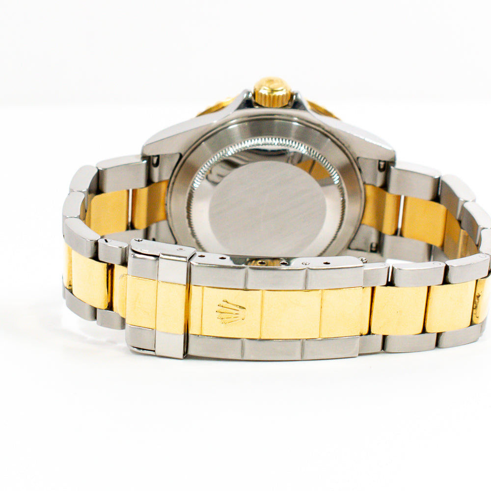 Submariner Date 40mm Blue Bezel "Serti Dial" Steel and Yellow Gold 16613SG