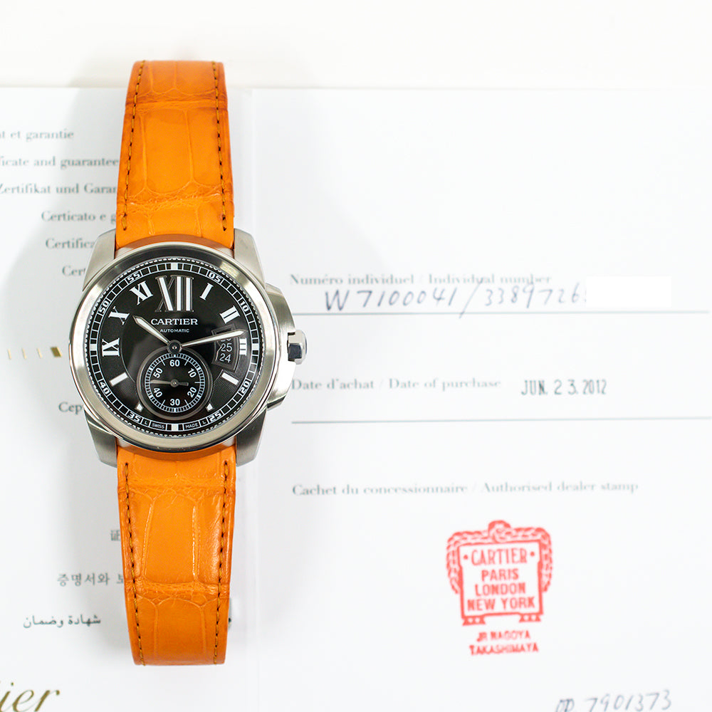 Calibre de Cartier 42mm Steel W7100041