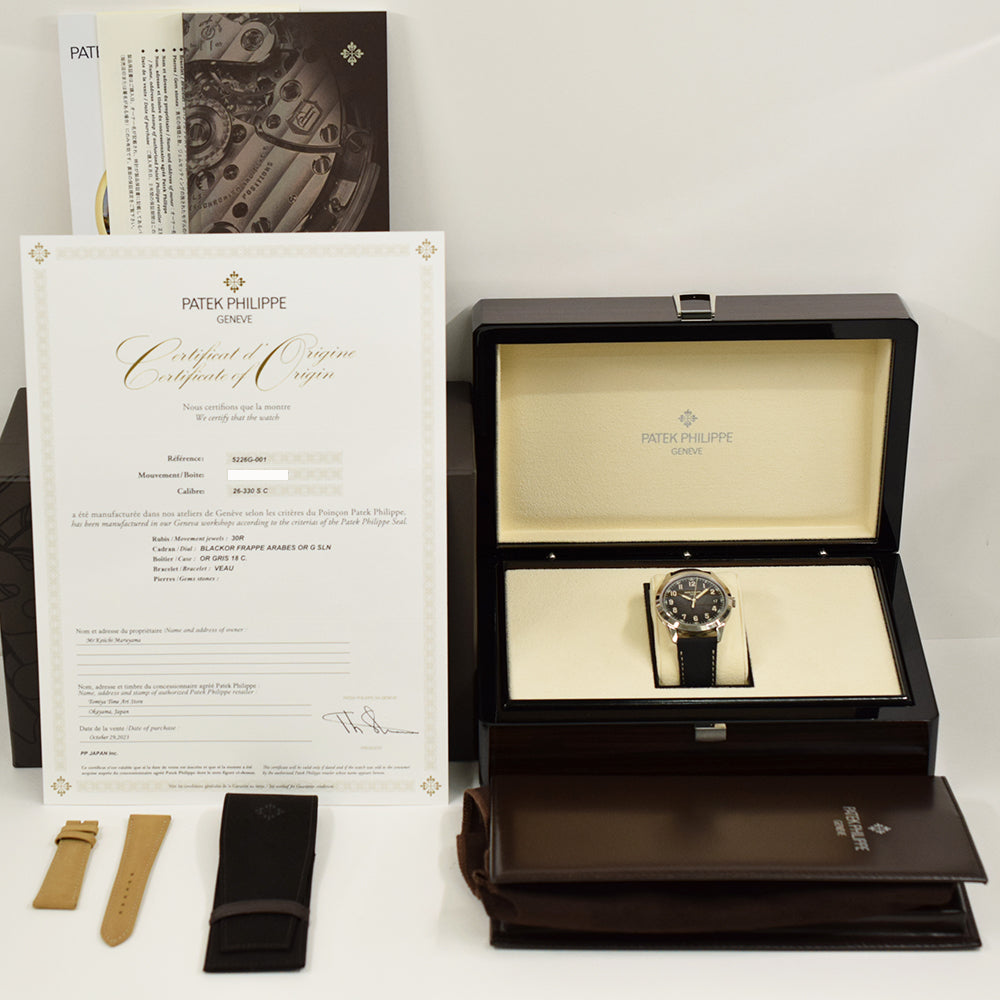 Calatrava Date Self-Winding 40mm White Gold 5226G-001