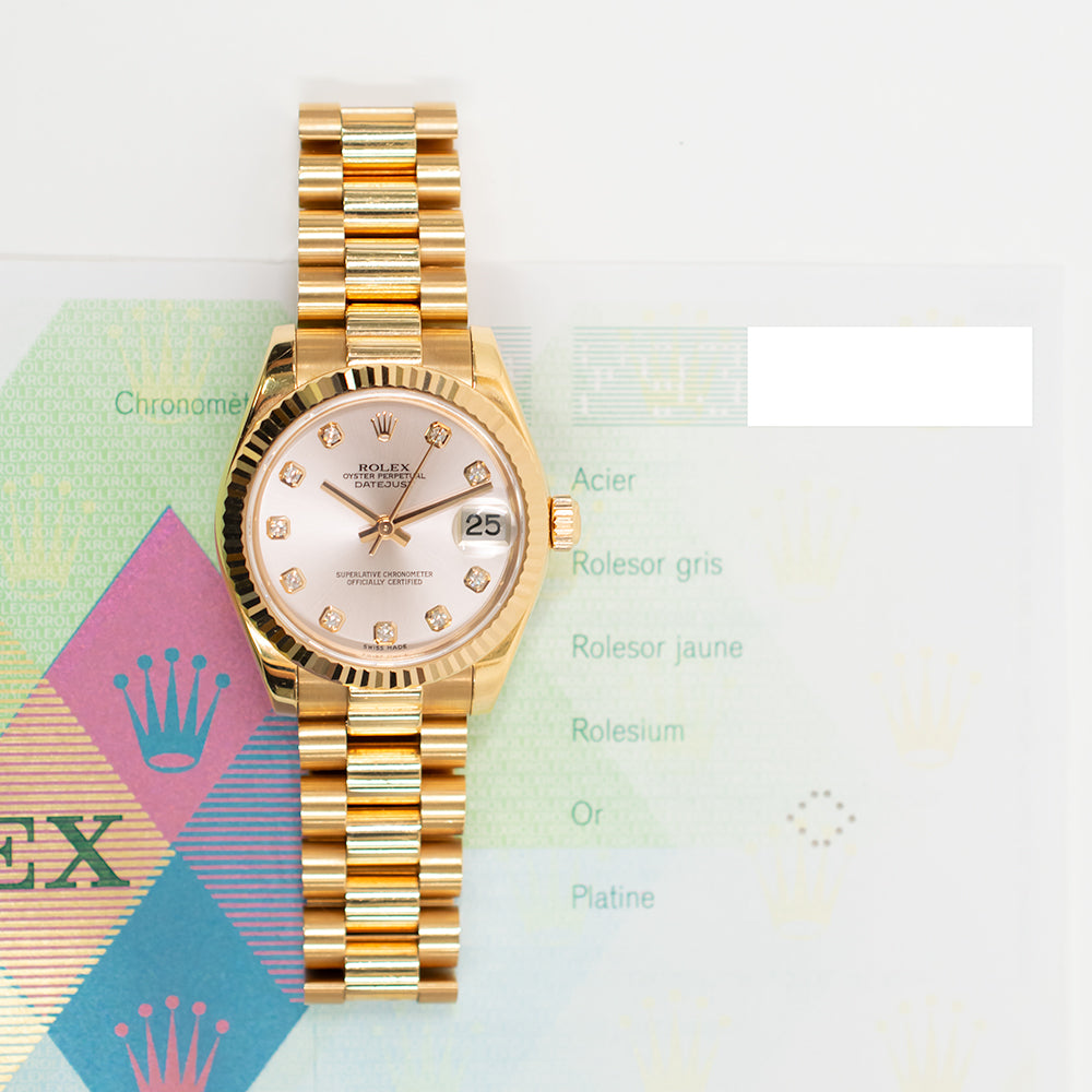 Datejust 31mm Rose Gold 178275G