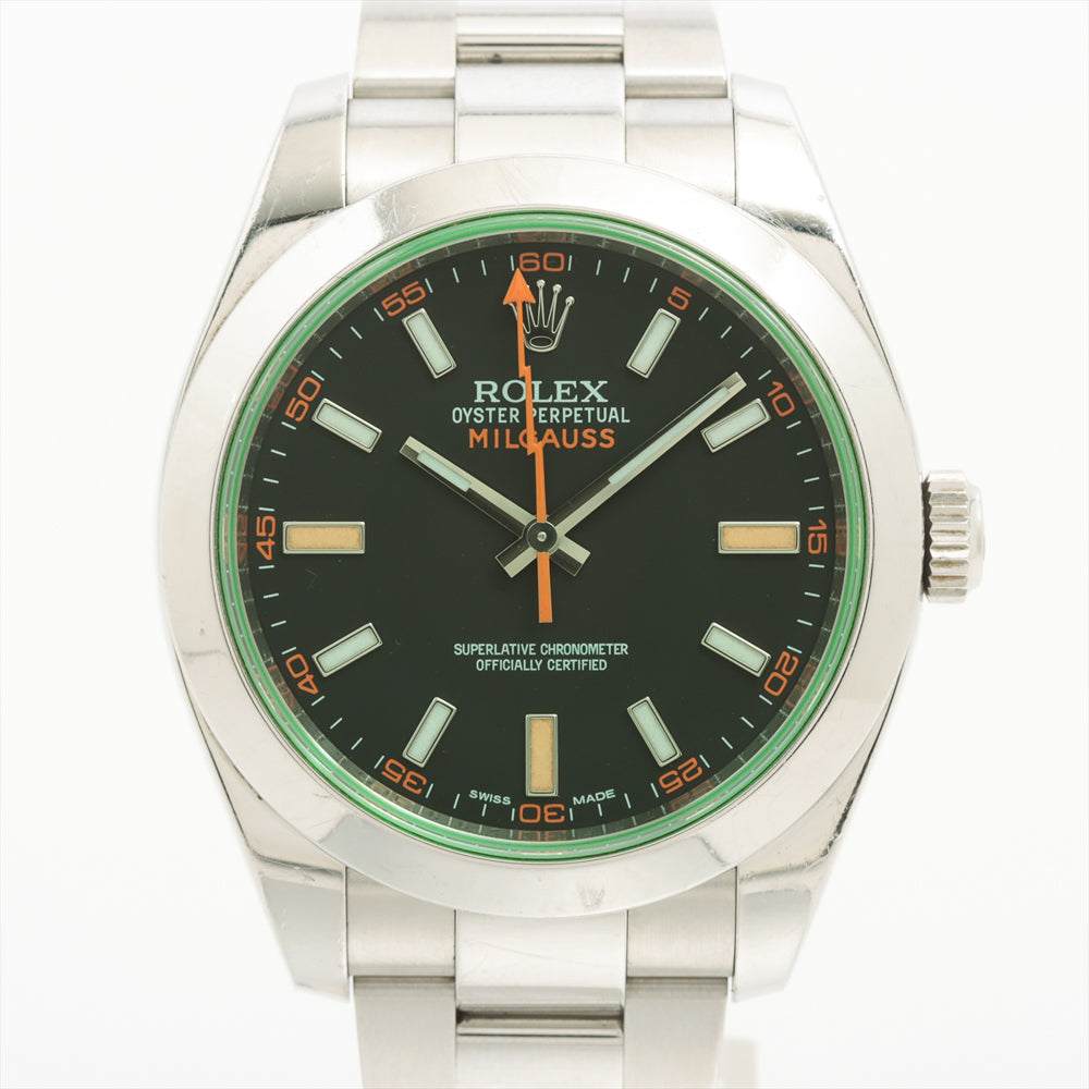 Milgauss Green Crystal 116400GV