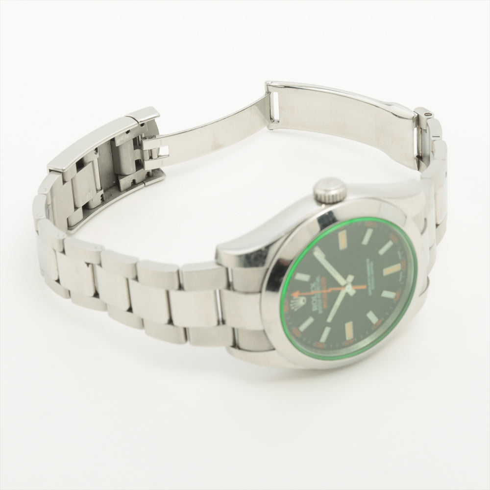 Milgauss Green Crystal 116400GV