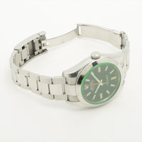 Milgauss Green Crystal 116400GV