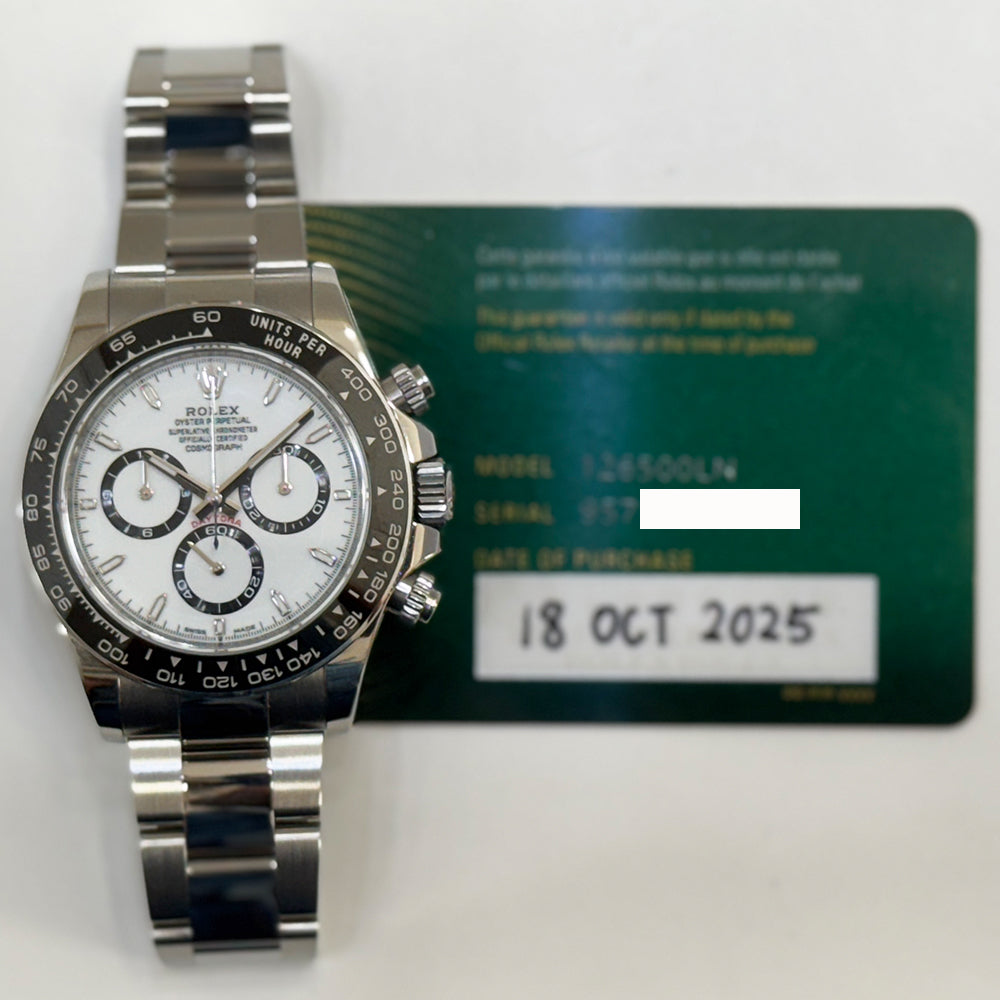 Daytona Steel Ceramic Bezel 126500LN