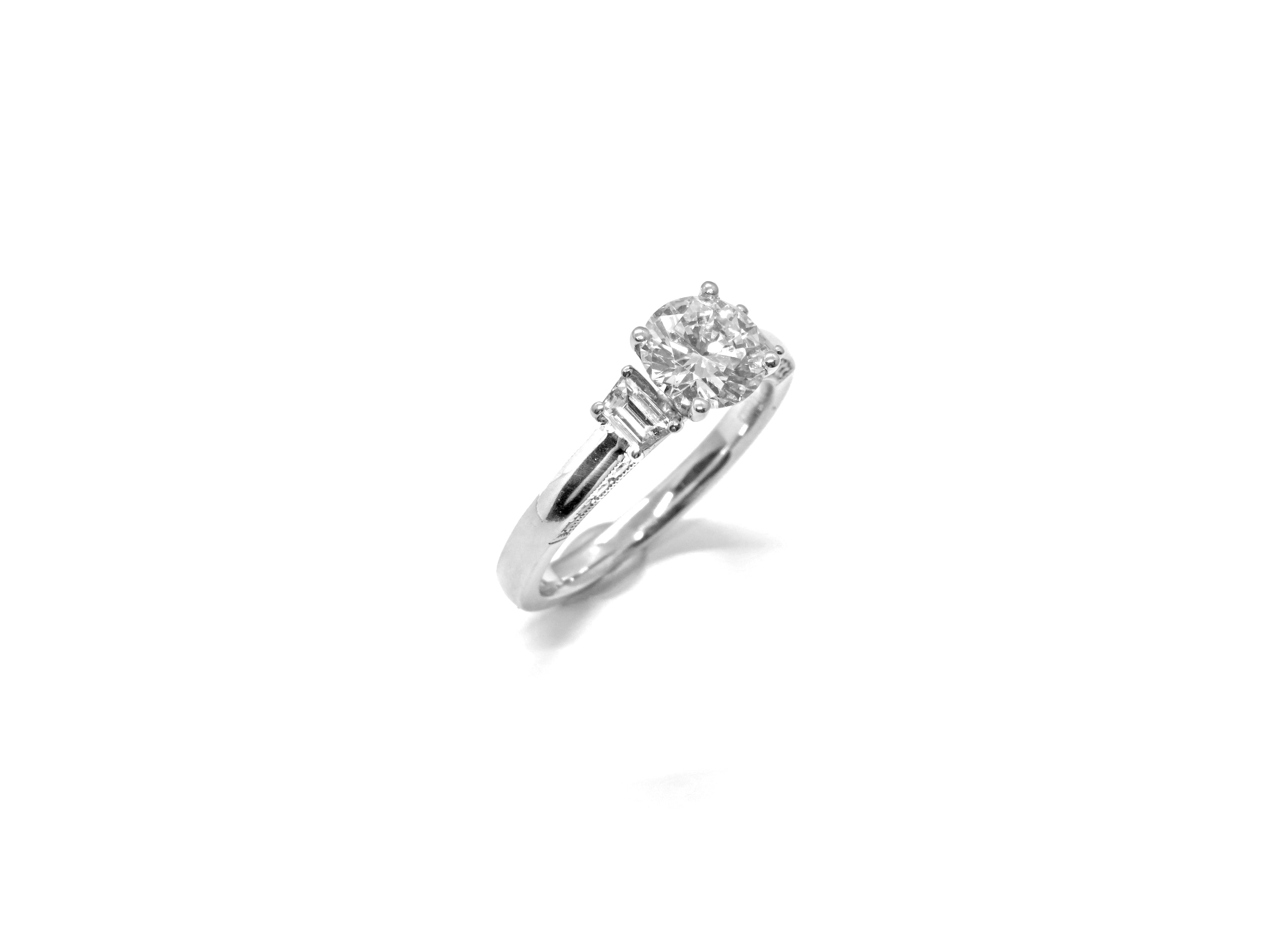 Platinum Diamond Engagement Ring Mounting