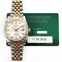 Datejust 36mm Steel and Rose Gold 116231
