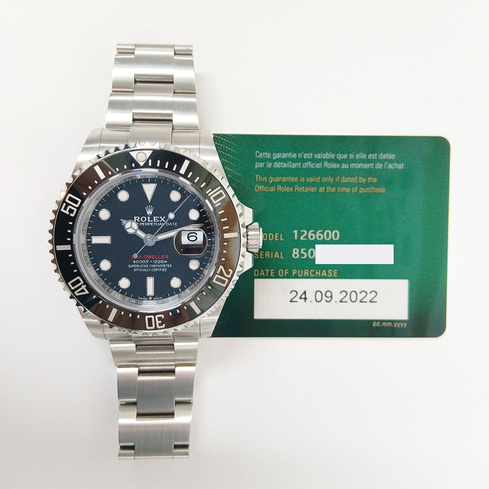 Sea-Dweller RED 43mm 50th Anniversary - Steel 126600