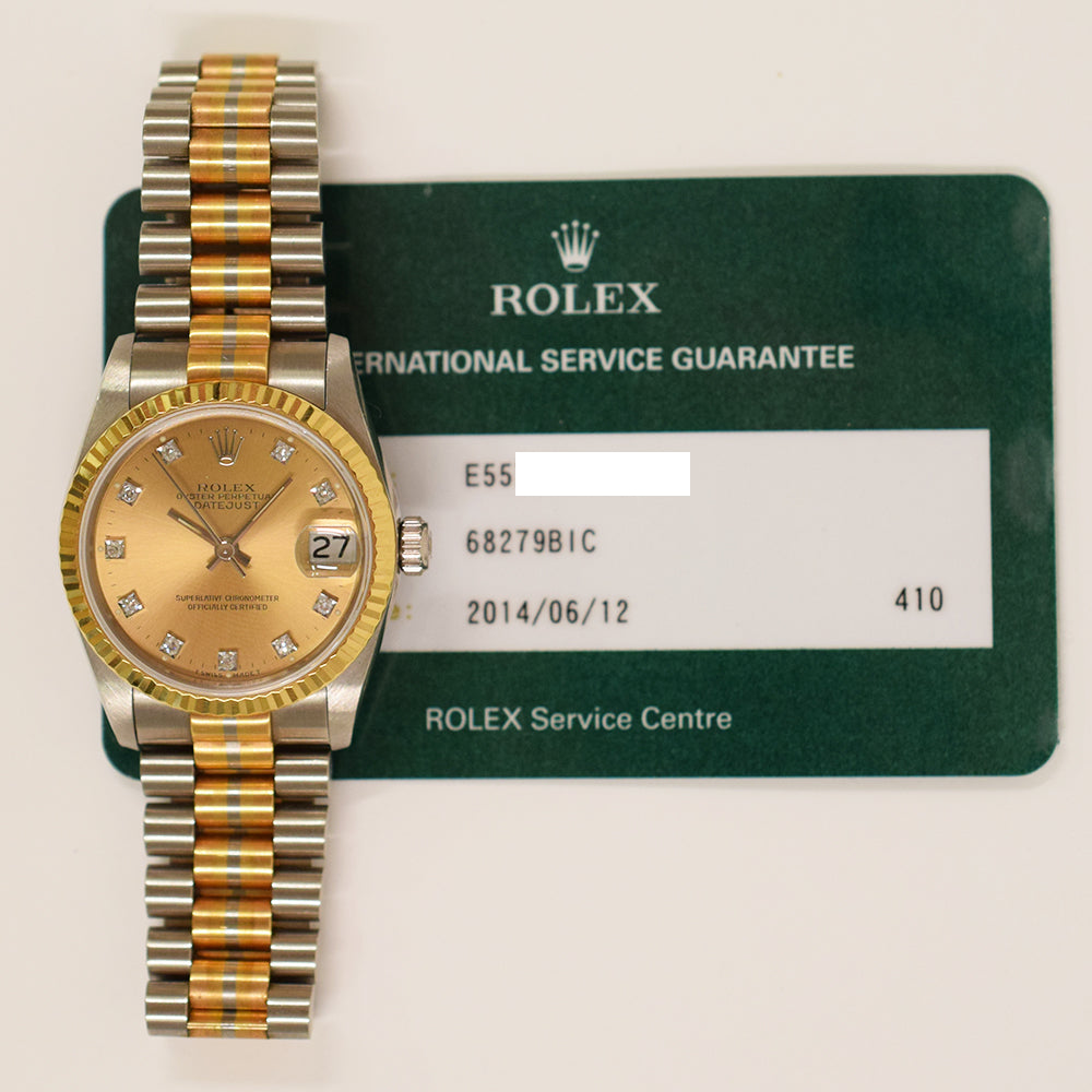 Datejust 31mm Steel and Yellow Gold 68279BIC