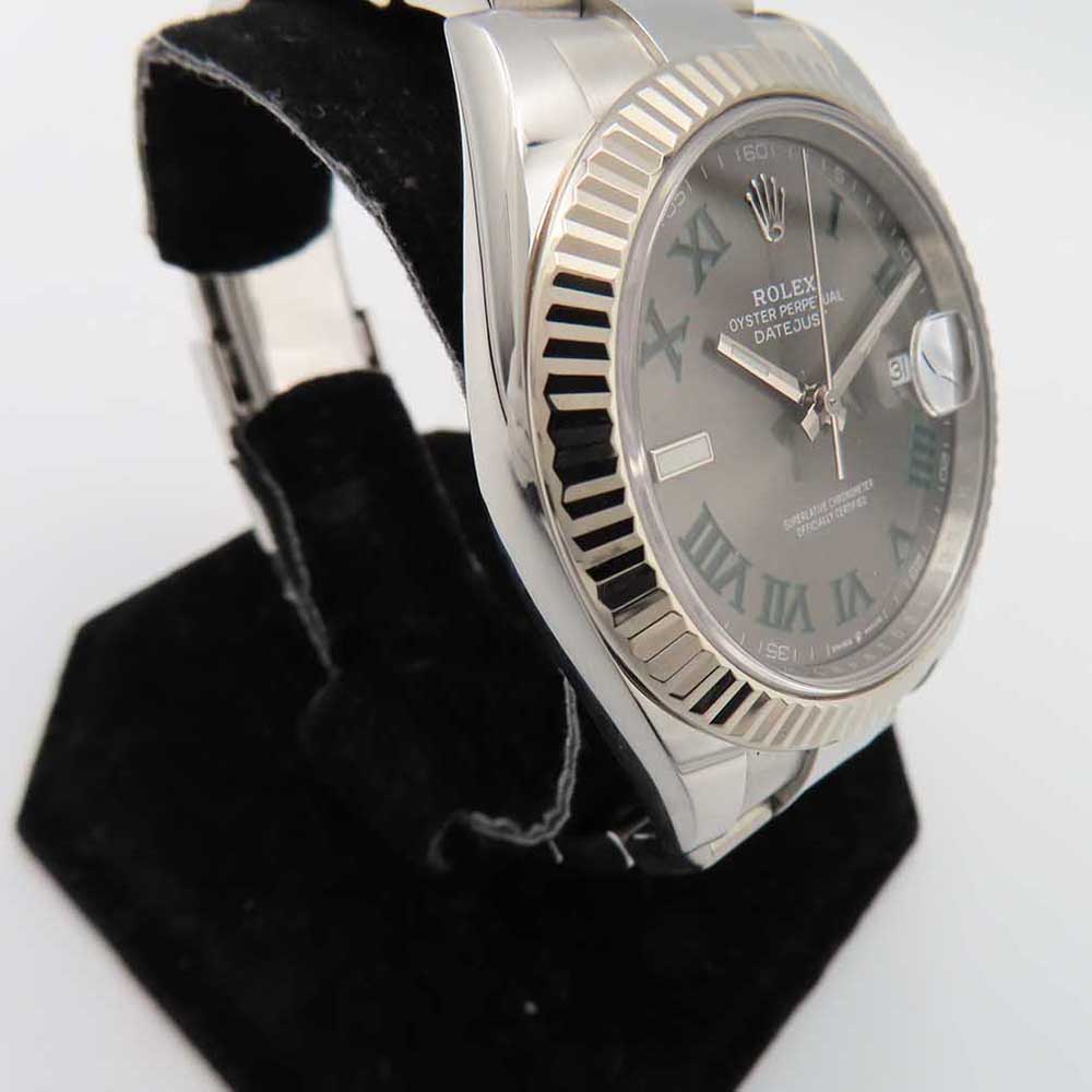 Datejust 41mm Steel and White Gold 126334
