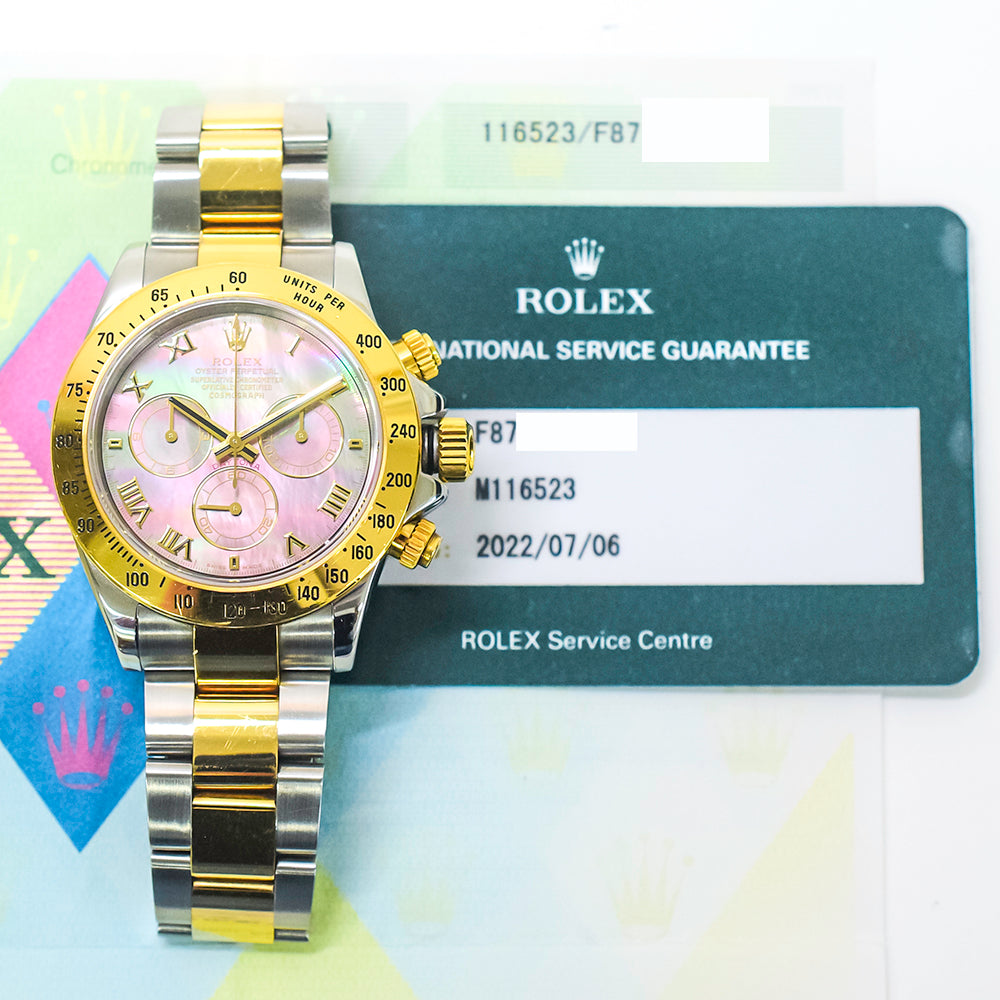 Daytona Steel and Yellow Gold 116523NR