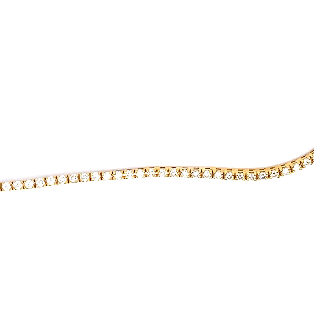 14kt yg Diamond Tennis Bracele