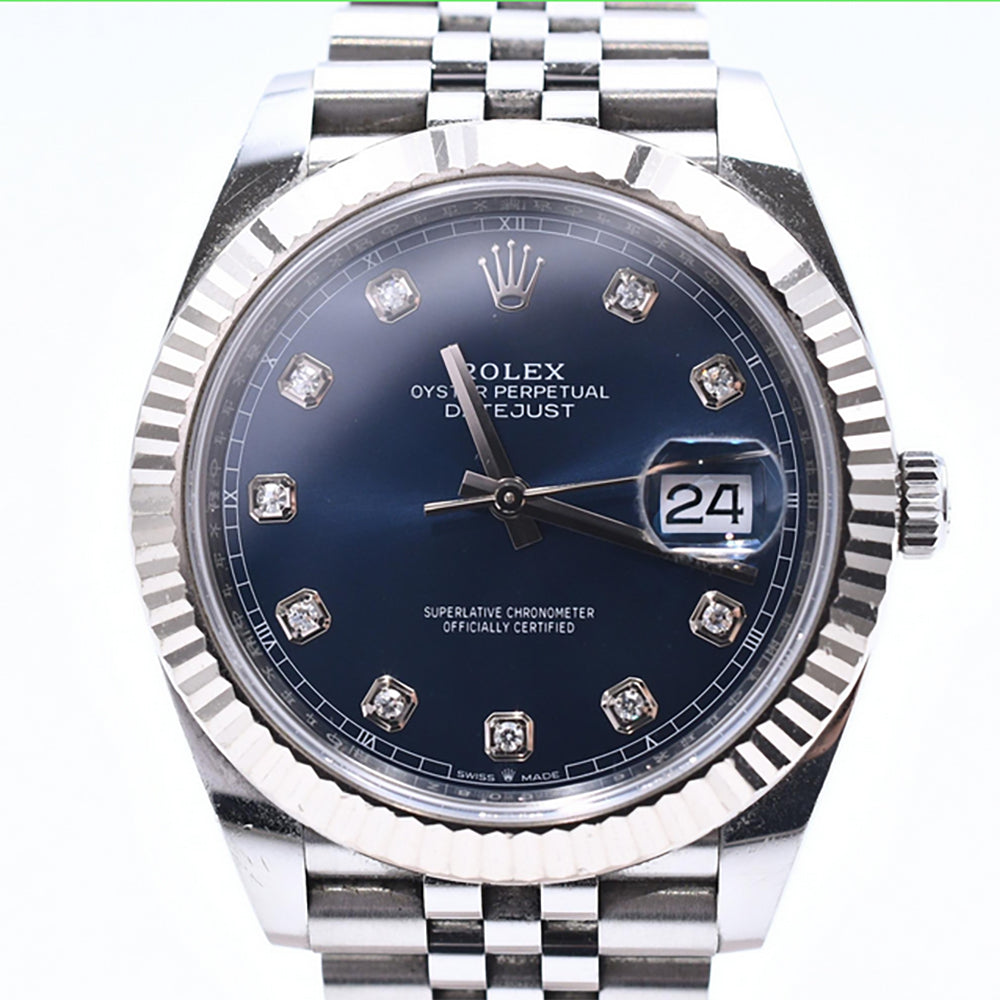 Datejust 41mm Steel and White Gold 126334G