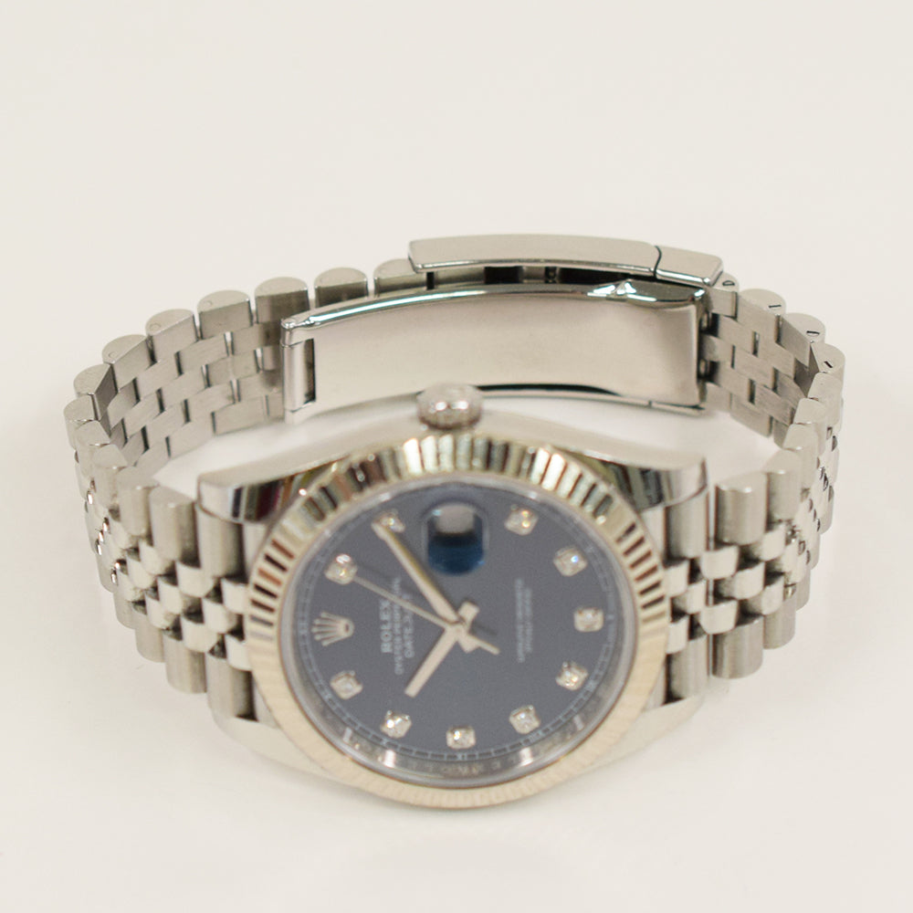 Datejust 41mm Steel and White Gold 126334G