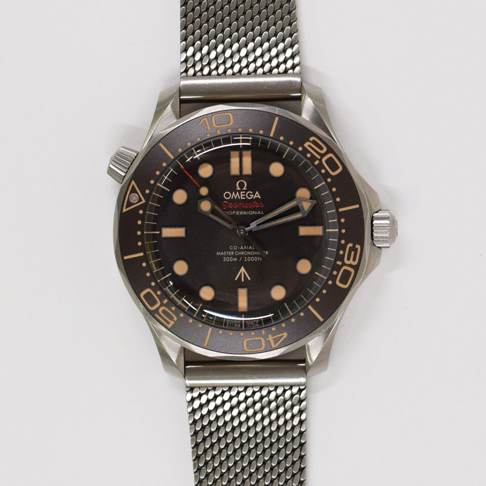 Seamaster Diver 300M 007 Edition 42mm Titanium Brown Tropical Bezel  210.90.42.20.01.001
