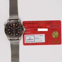 Seamaster Diver 300M 007 Edition 42mm Titanium Brown Tropical Bezel  210.90.42.20.01.001
