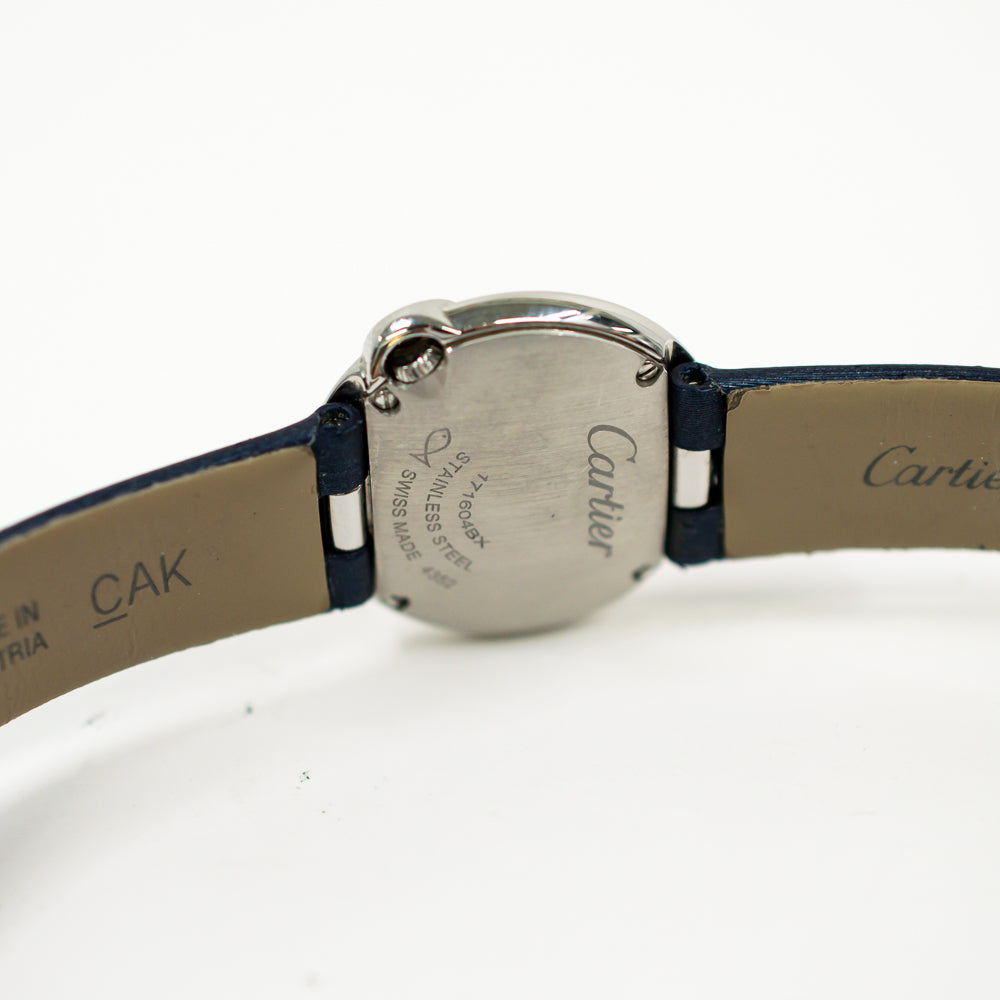 Ballon Blanc de Cartier Quartz 26mm Diamond Bezel Steel W4BL0002