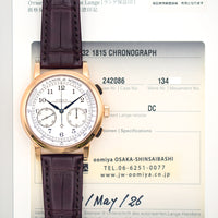 1815 Chronograph 39.5mm Rose Gold Manual Winding 414.032