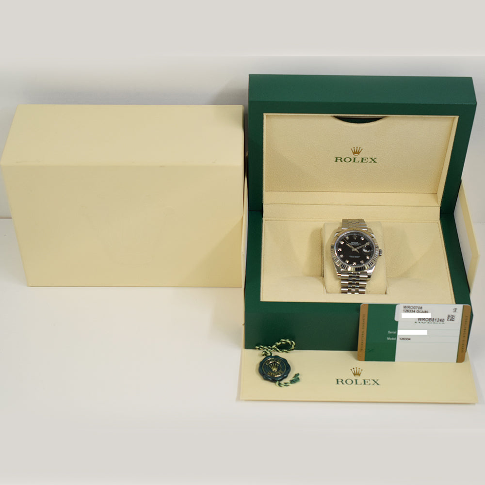 Datejust 41mm Steel and White Gold 126334