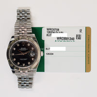 Datejust 41mm Steel and White Gold 126334