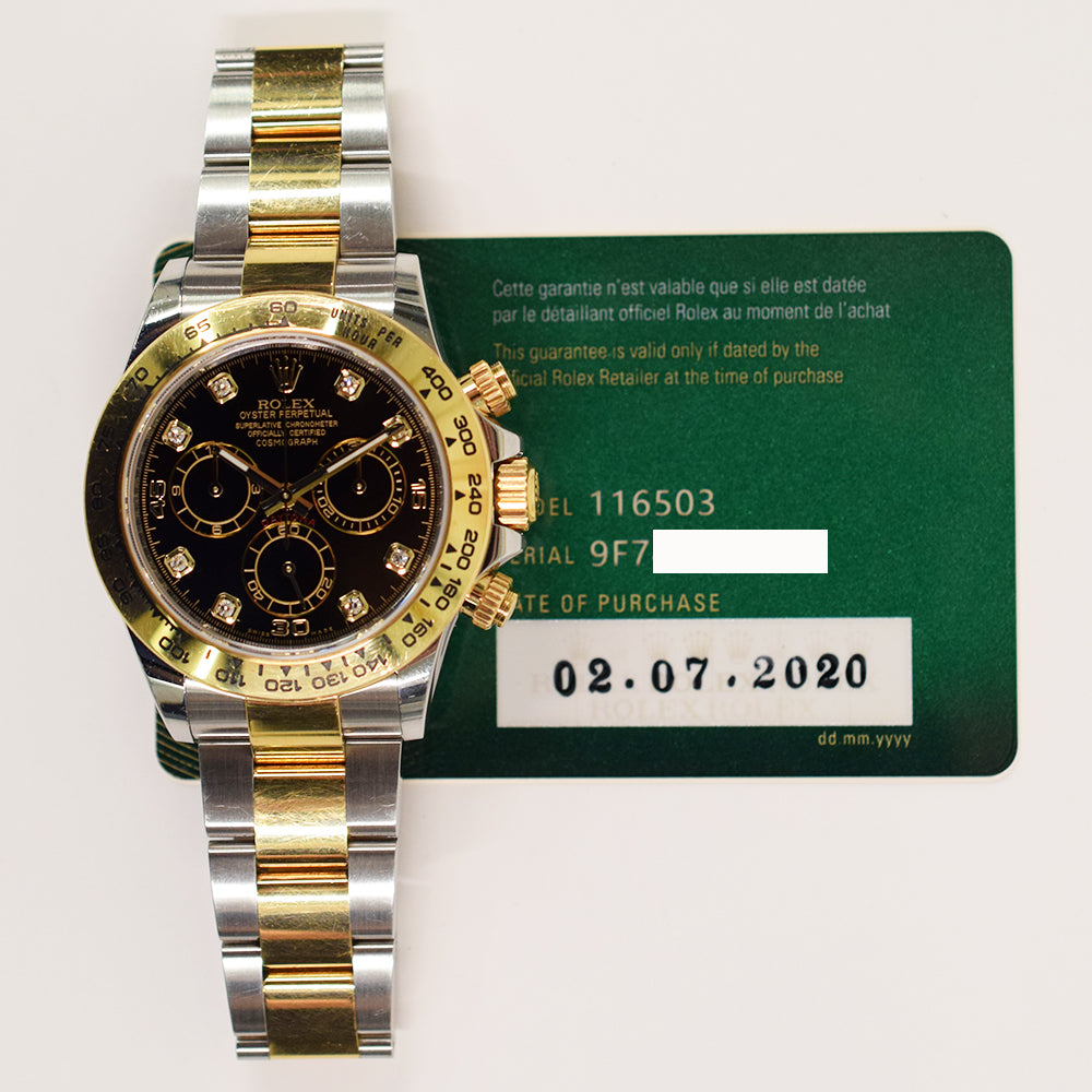 Daytona Steel and Yellow Gold 116503G