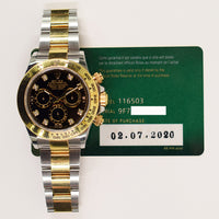 Daytona Steel and Yellow Gold 116503G